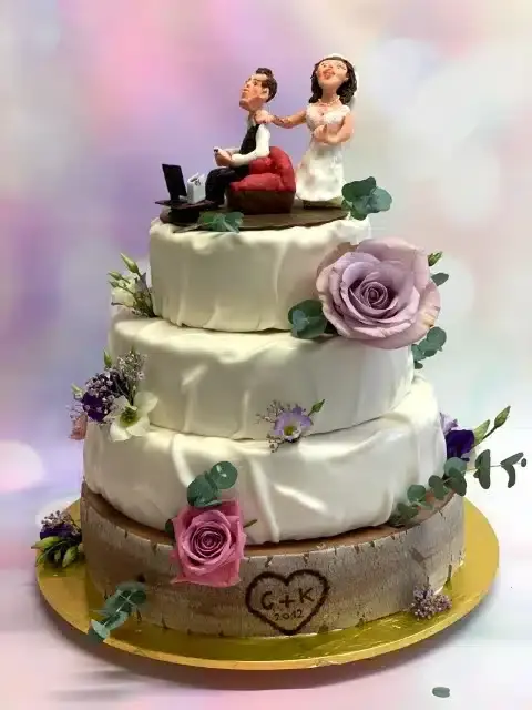 Hochzeit mit Brautpaar