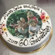 fototorte_60er Fototorte zum 60. Geburtstag