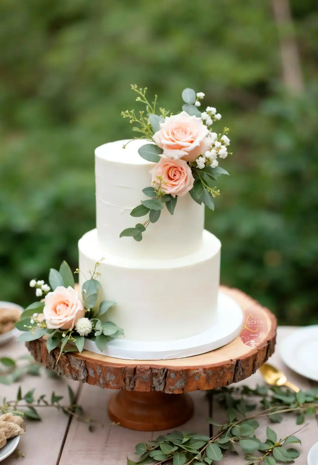 Hochzeitstorte weiss echtblumen Okt.25 Hochzeit Erl 2025